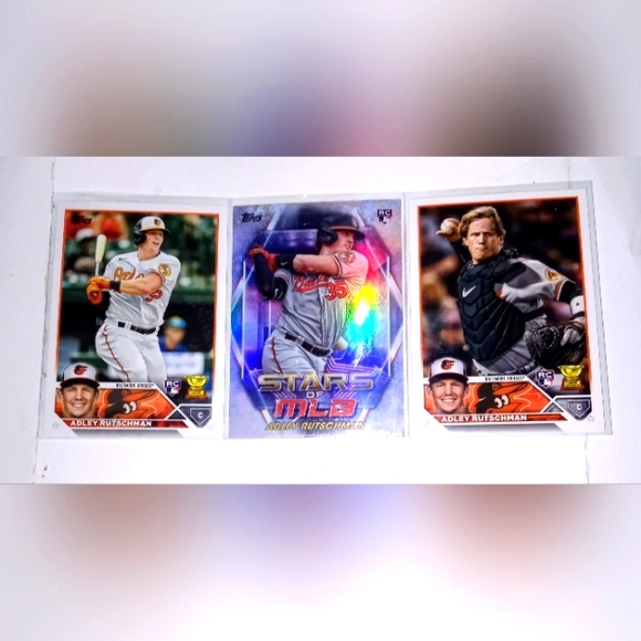 Adley Rutschman Rookie Cards Topps 2023 Series One #250 + Complete Series #250 - Picture 1 of 2